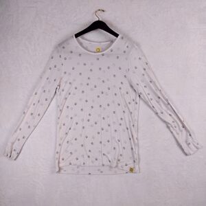 Wonder Wink Women's Long Sleeve Layer Comfy Tee Cute Paw Print Size Large